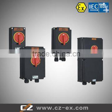 IECEx and ATEX CZ0533 Series Full plastic Explosion-proof Isolator Switch Disconnector