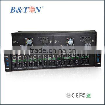 Good Price for 16 slots rack mount chassis for Media Converter