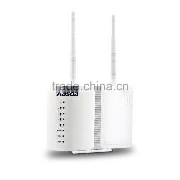 Kasda 4 10/100M port usb wifi VDSL modem router external Detachable Antenna 300Mbps IPV4/IPV6 fallback to ADSL