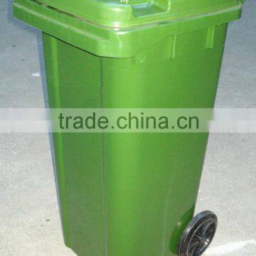 120L Outdoor Mobile Waste Bin With Wheels and Lids photo-4