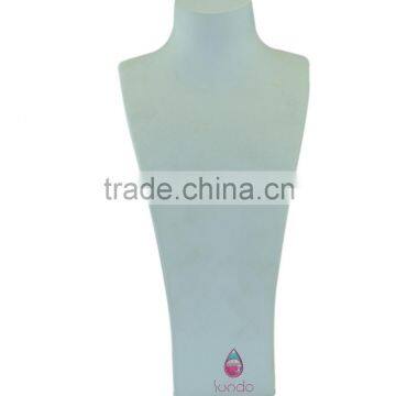 Handmade White Jewelry Necklace Display Bust photo-4