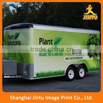 CMYK printing vehicle body vinyl advertising wrap for sale