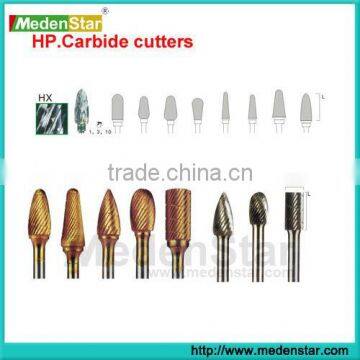 Dental carbide cutters with three for choice ( diameter 3mm-6mm,2.35mm)