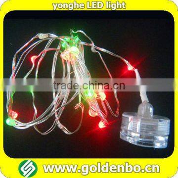 led string lights with copper/silver wire for holidays YH-9000