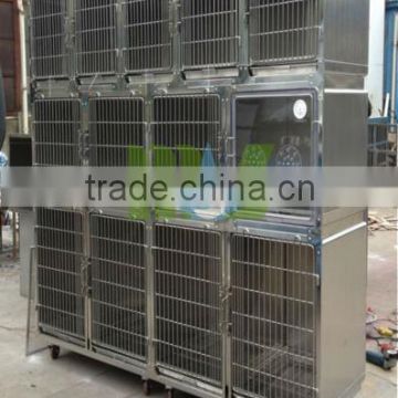 Modular stainless steel dog cage MSLVC01