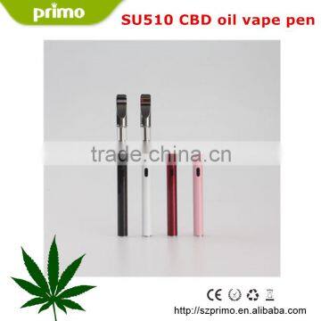 cbd oil cartridges vapor pen SU510 battery cbd oil atomizer wholesale vaporizer pen