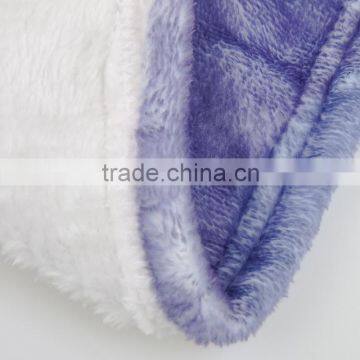 Colorful Comfortable Printing Custom Made Fur Blanket photo-6