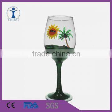 Hot selling 320ml wholesale machine made globet wine glass