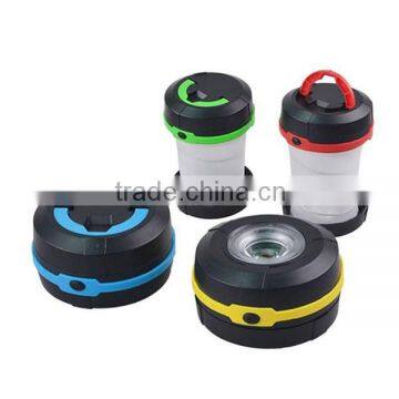 Round Mini Collapsible Camping Torch Brightness Camping LED Light photo-5
