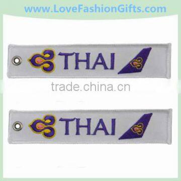 Embroidery Keychain/Key tag /Key Fob,Embroidery Fabric Key Chain