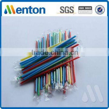 Yiwu Mengte new design hot sale colorful thick juice straw wrap film