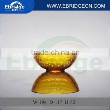 colorful embossing glass bowl/ glass bowl for rice