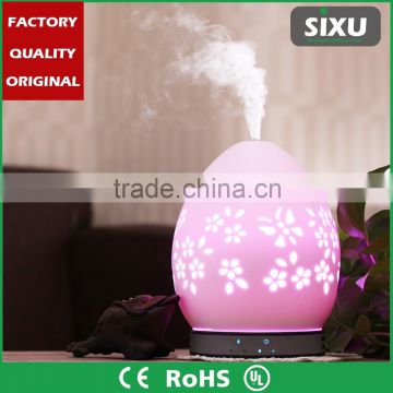 Household aroma diffuser perfume humidifier ultrasonic aroma diffuser with changing LED light