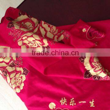 Polyester Warp Knitted Tricot Printed Fabric Mattress Fabric