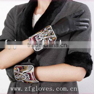 China Style women Fashion Leather Gloves