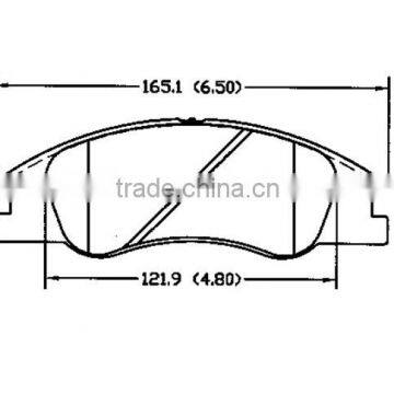 D1074 58101-2FA10 for kia fronts kawasaki brake pads