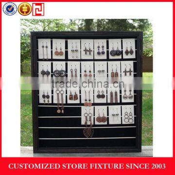 Fashionable metal earring hanging display rack