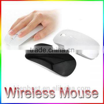 Sugar Color Ultra Thin USB Optical Wireless Mouse 2.4G Receiver