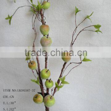 Artificial Fake Fruits Stem 30" Artificial Polyfoam apple Spray Home decoration