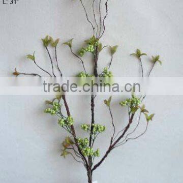 2015 Artificial Fake holly berry branch Spray 31" Artificial Polyfoam Berry Spray