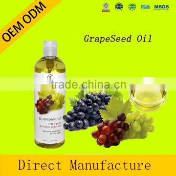 Best price grapeseed oil organic cold pressed grape seed oil pure essential oil