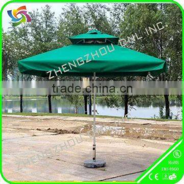 outdoor coffee sunshade umbrella with wheels-base