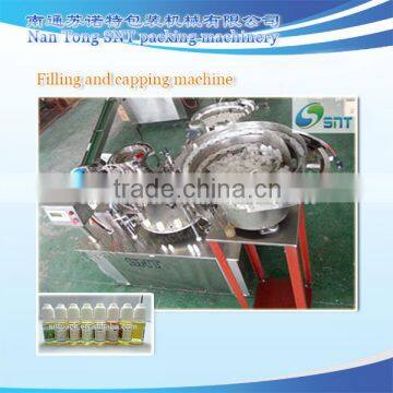 Automatic cigarette e-liquid filling capping machine