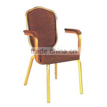 High quality Durable comfortable Shaking Back banquet Chair with arm