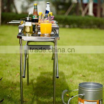 Outdoor 430 Stainless Steel Charcoal BBQ Grill photo-4