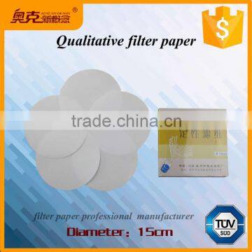 Aoke Brand 15cm Oil Qualitative Filter Paper Manufacturer Supply photo-3