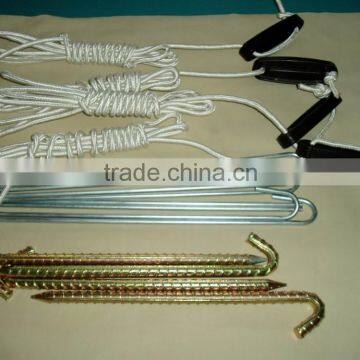 Tent Fittings/various tent poles,tent pegs/Tent Hammer/tent guy ropes