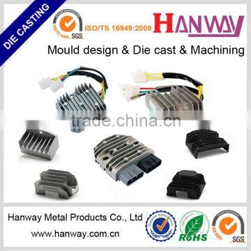 china manufacturer custom made motorcycle parts aluminum die casting motorcycle heat sink for ignition system