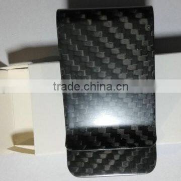 Factory supply high quality carbon fiber money clip