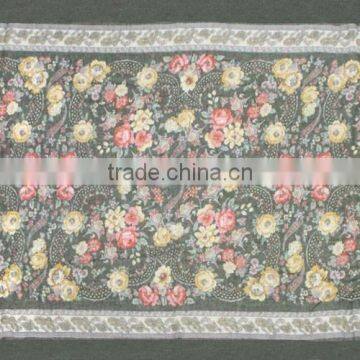 Floral Printing Best Quality on Sale Multi Colored Infinity Scarf photo-3