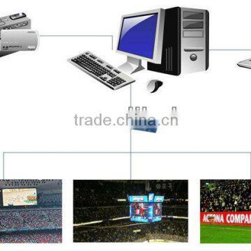 Football Field Project 6.4M X 4.8M Outdoor Led Screen Board/Waterproof/High Definition -P16 Stadium Led Displays