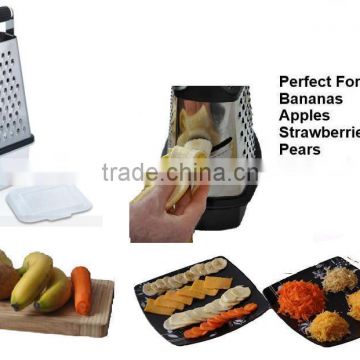 Best 4 Sided Box Cheese Grater with container