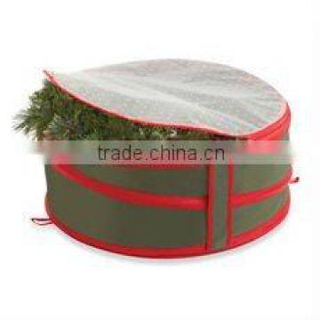 2012 Xmas Holiday Wreath Bag