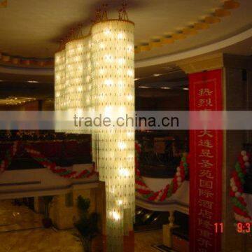 hotel project custom post modern pendant lamp,long designer pendant lighting