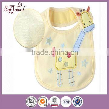 Wholesale Multi styles Cartoon Printed Cotton baby Bib