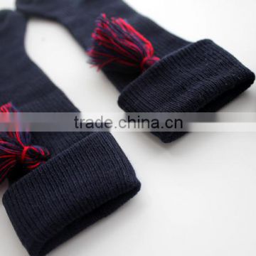 Children girl tube sock tassels socks