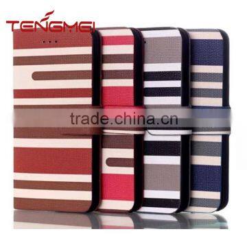 colourful stripe pattern mobile phone cover for iphone 6 plus