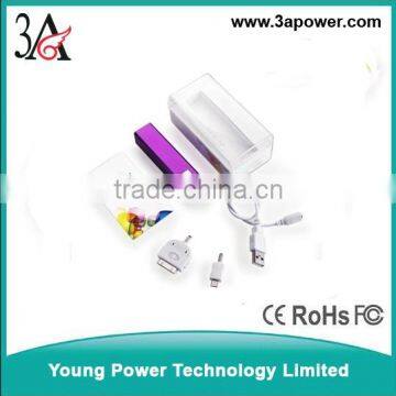 2200mah Mini Phone Charger Smartphone Portable Power Bank USB Input Gift photo-3