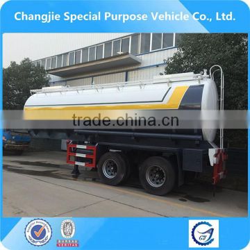 high performance 2 axle chemical liquid transportation trailer,chemical liquid tanker semi trailer