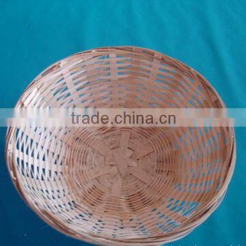 Round bamboo heated bread baking basket