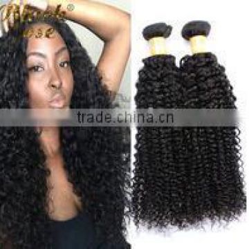 new arrival double weft malaysian afro kinky curl sew in hair weave