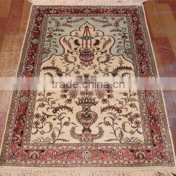 classic design handmade silk muslim rug tapestry wall hanging carpet