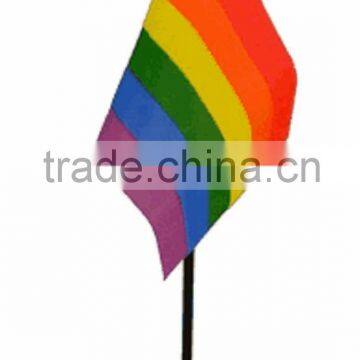 Gay Pride Festival Party Rainbow TABLE FLAG 10x15cm Desk Flag photo-3