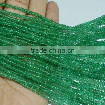 Natural Emerald Smooth Rondell