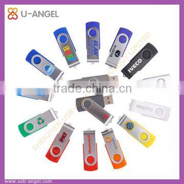 rotate usb pen drive 1gb swivel usb pen drive 2.0 plastic usb memory disk