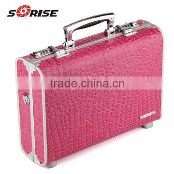 Personalized Custom Combination Lock Hard Side Cosmetic Case photo-2